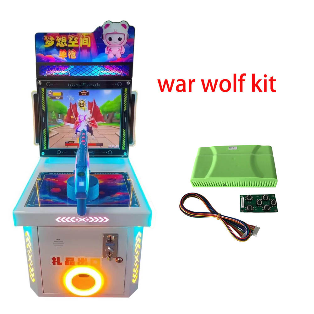Gun Shooting Arcade - War Wolf/Warrior, Kit de Juego Arcade