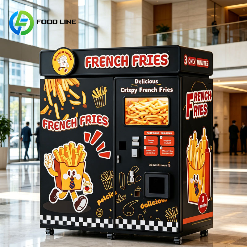 Popcorn Vending Machine - Máquina Expendedora de Papas Fritas Totalmente