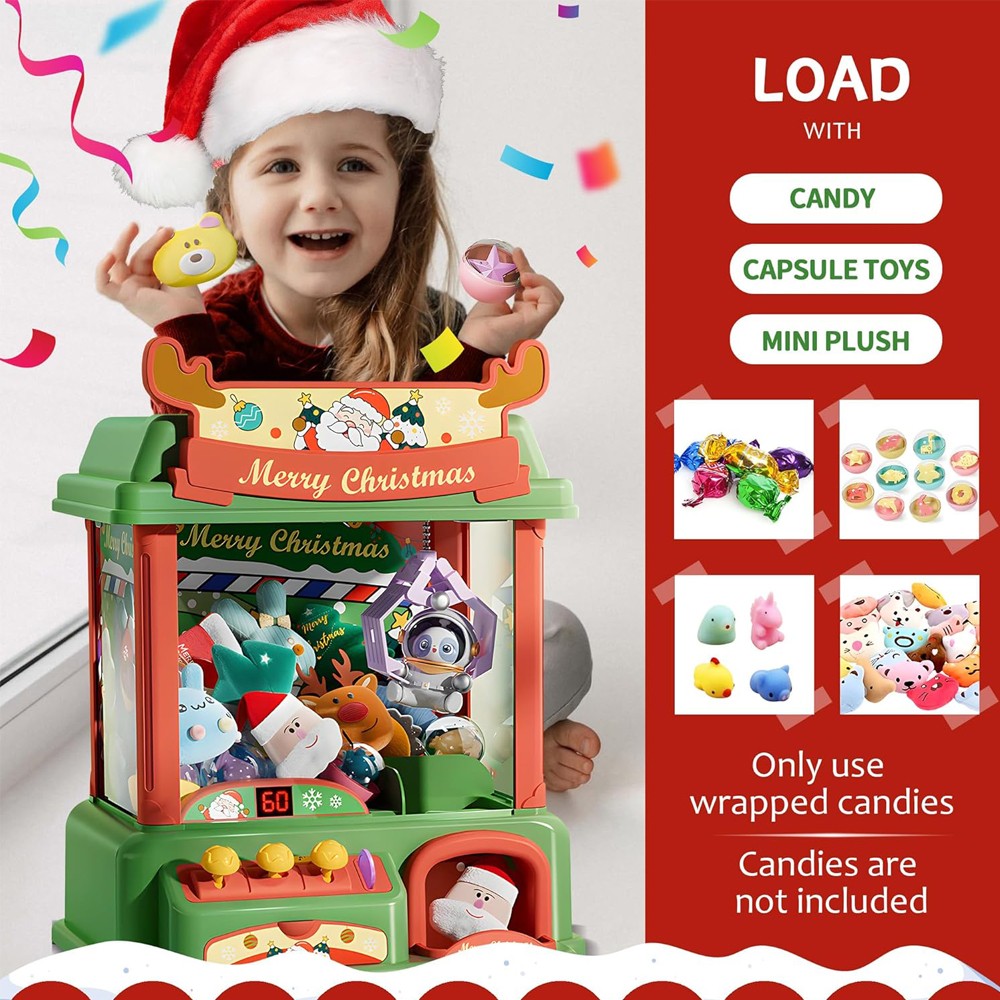 Máquina de garra de Navidad pa - Arcade Vending & Laundry reseña y precio