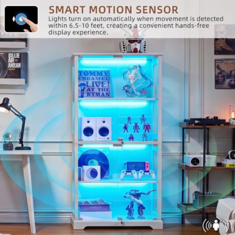 Vitrina de Cristal Estilo Rúst - Glass Cabinet Display reseña y precio