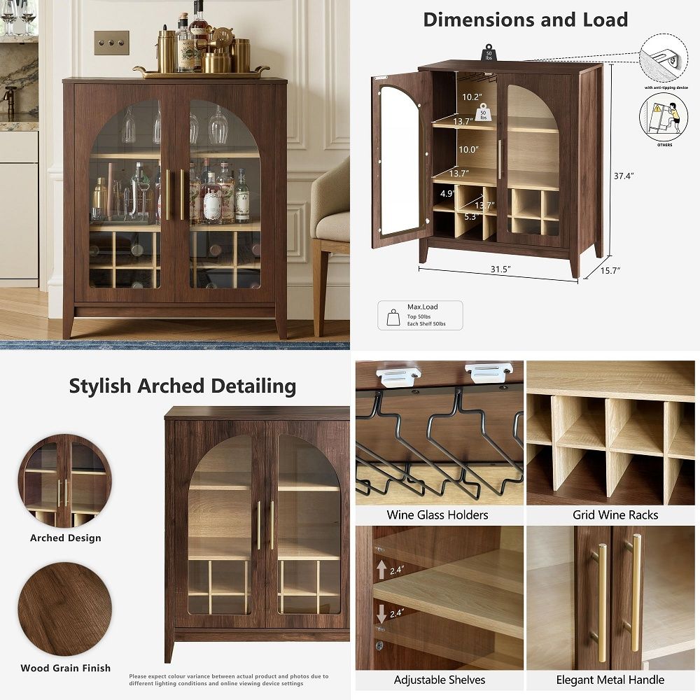 Armario de Almacenamiento Alto - Glass Cabinet Display reseña y precio
