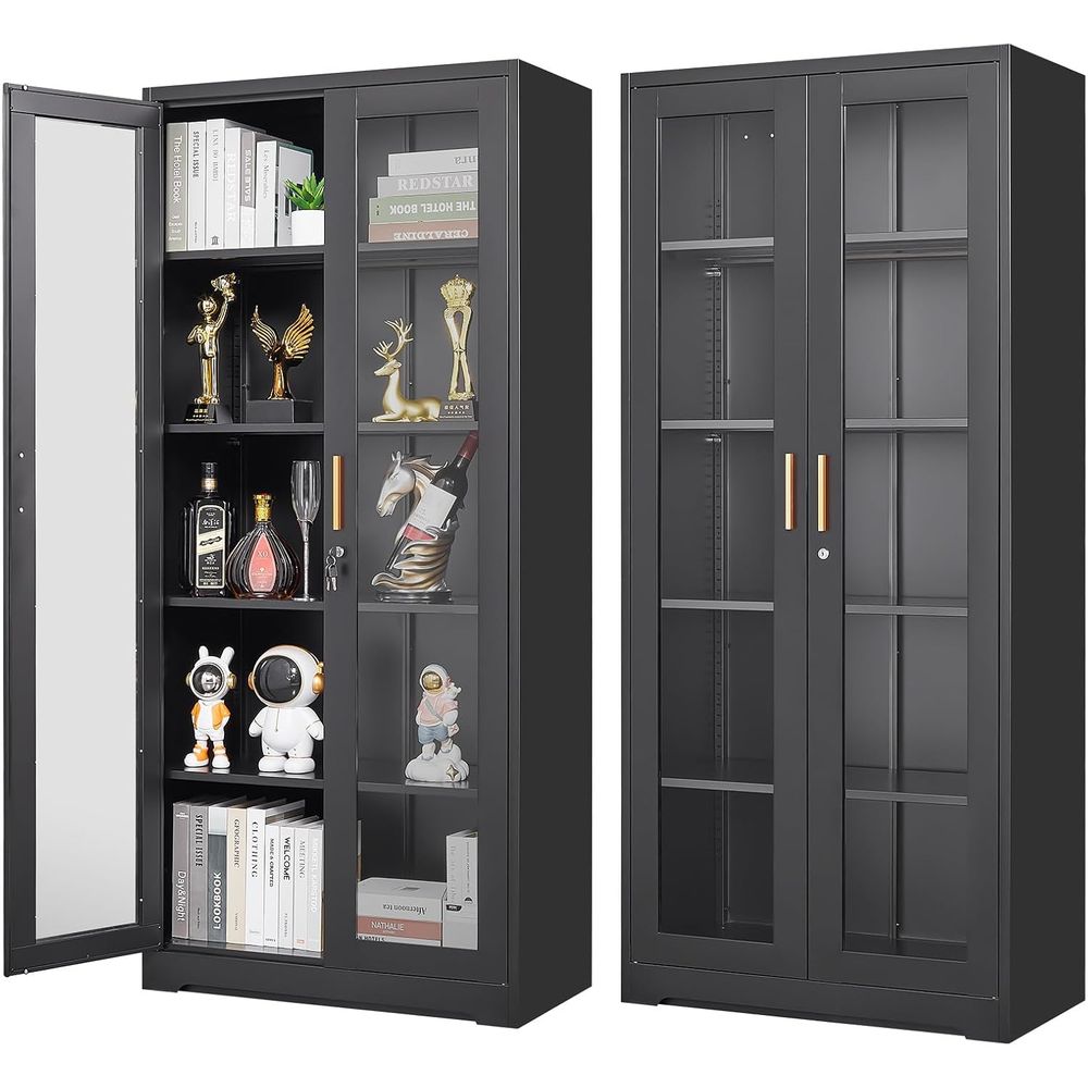 Vitrina de Vidrio con Cerradur - Glass Cabinet Display reseña y precio