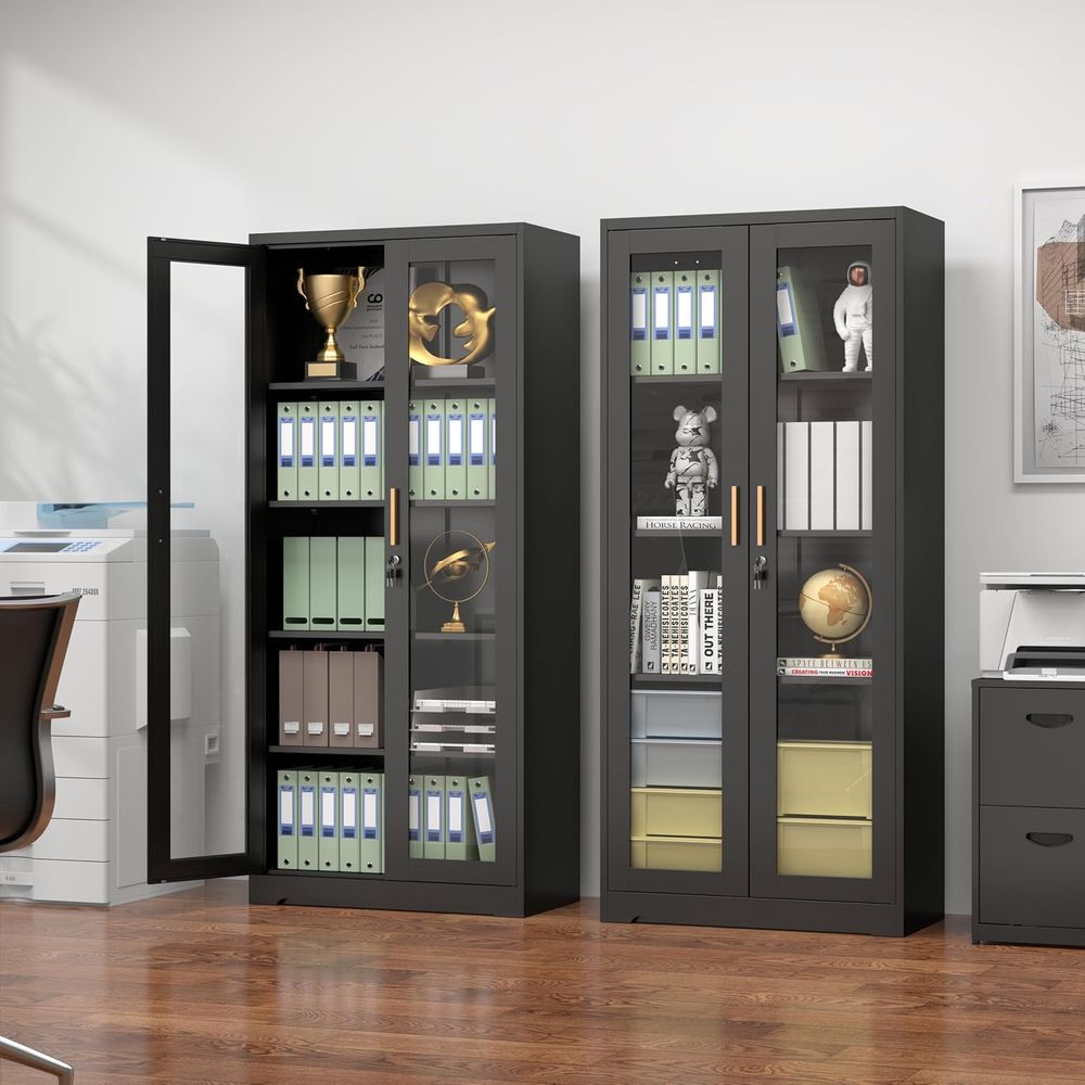 Vitrina de Vidrio con Cerradur - Glass Cabinet Display reseña y precio