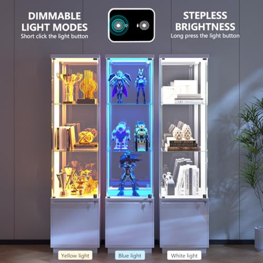 Vitrina de Esquina para Sala d - Glass Cabinet Display reseña y precio