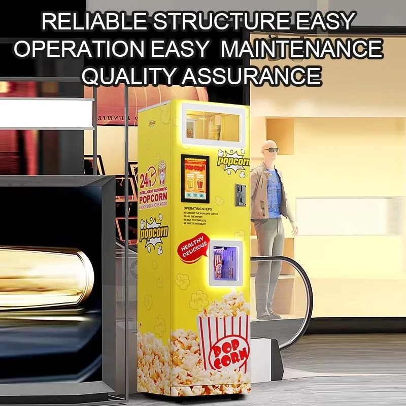 Máquina Expendedora de Palomit - Popcorn Vending Machine reseña y precio