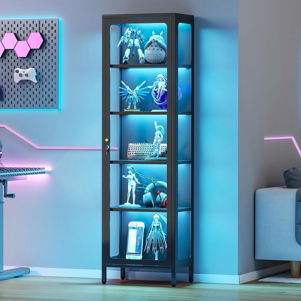 Vitrina de Vidrio con Cerradur - Glass Cabinet Display reseña y precio
