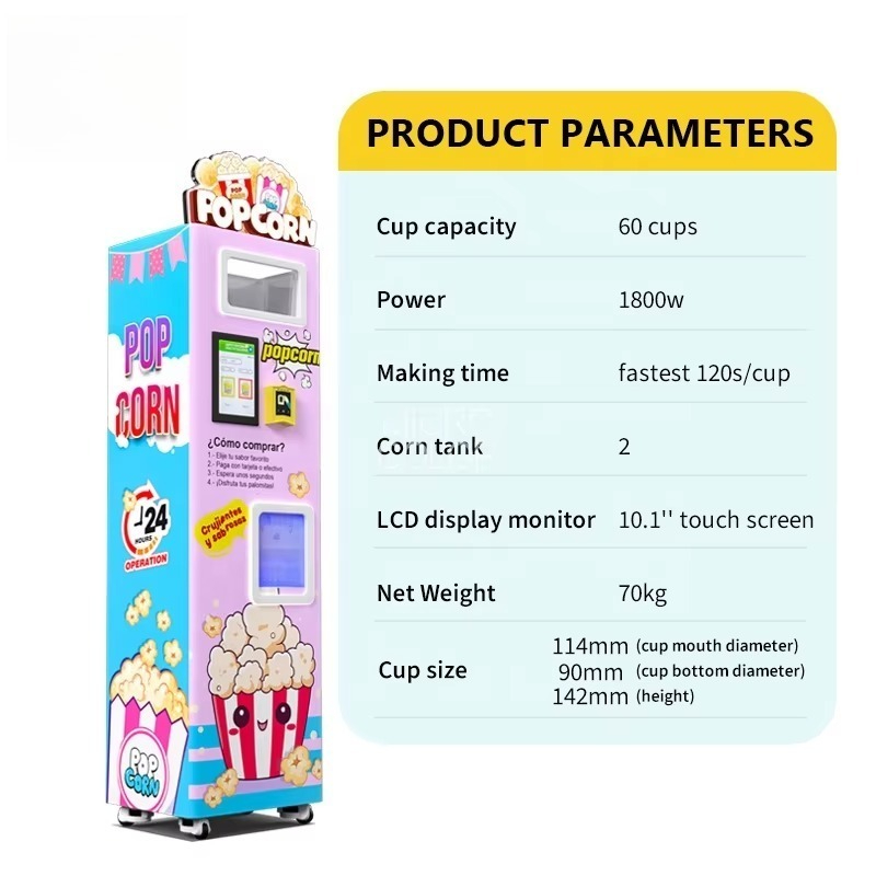 Máquina de Palomitas de Maíz I - Popcorn Vending Machine reseña y precio