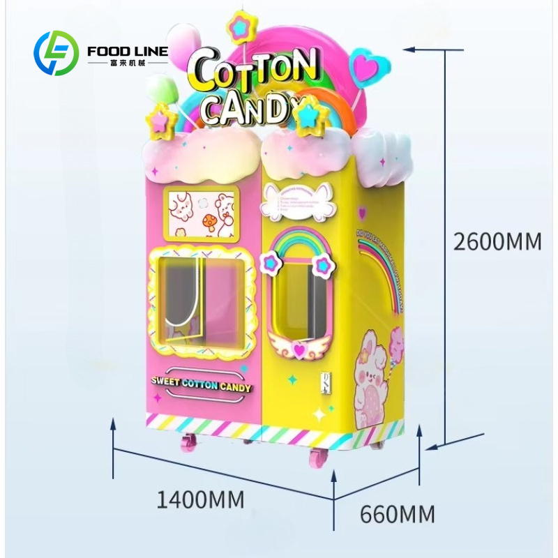 Máquina Expendedora de Algodón - Candy Floss Machine reseña y precio