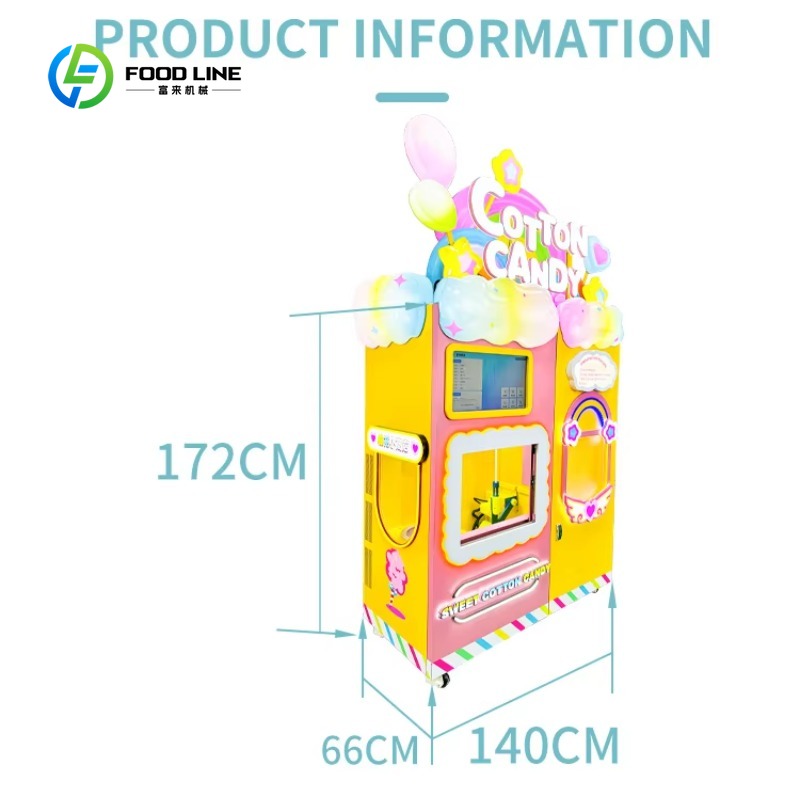 Máquina Expendedora de Algodón - Candy Floss Machine reseña y precio
